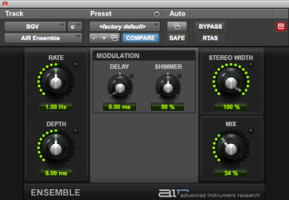 BackgroundVocalsChorus