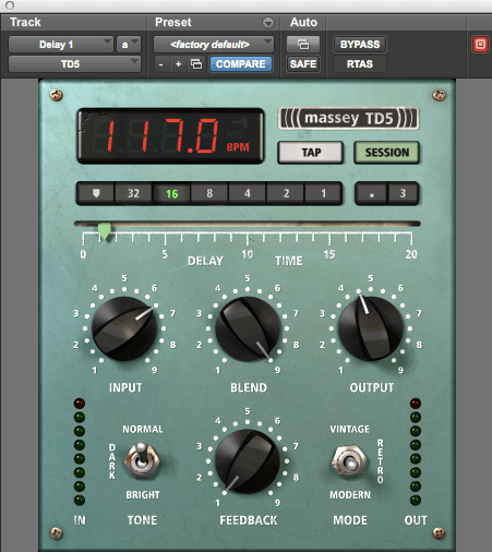 Massey TD-5 Delay
